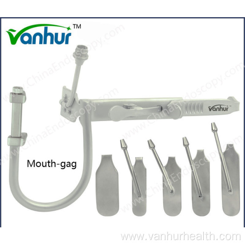 E. N. T Laryngoscopy Instruments Mouth Gag